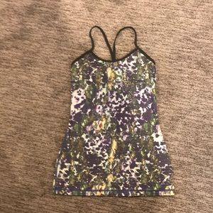 Lululemon floral print workout top